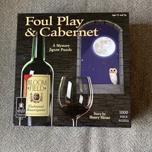 Foul play & Cabernet 1000 piece puzzle